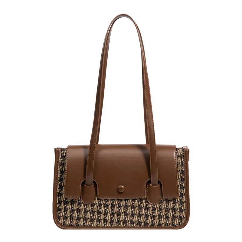 Текстурная сумка Женская Осенняя Новая модная прошитая для подмышек тысяча птиц