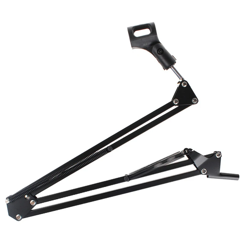 Складная подставка для микрофона выдвижная держатель крепление на