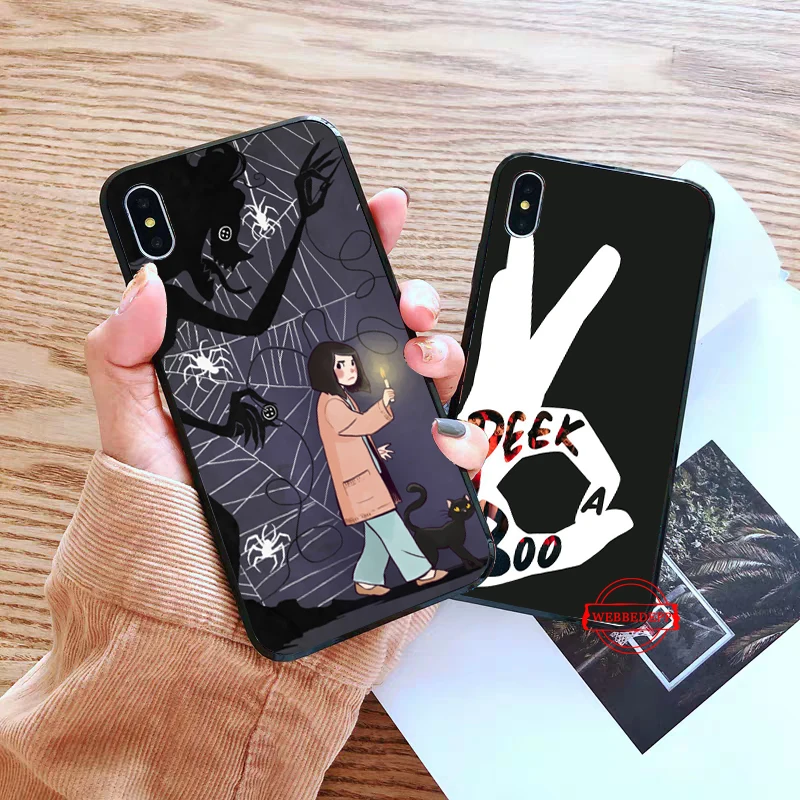 

Coraline movie Pattern Silicone soft Case for iPhone 5 SE 5S 6 6S Plus 7 8 11 Pro X XS Max XR