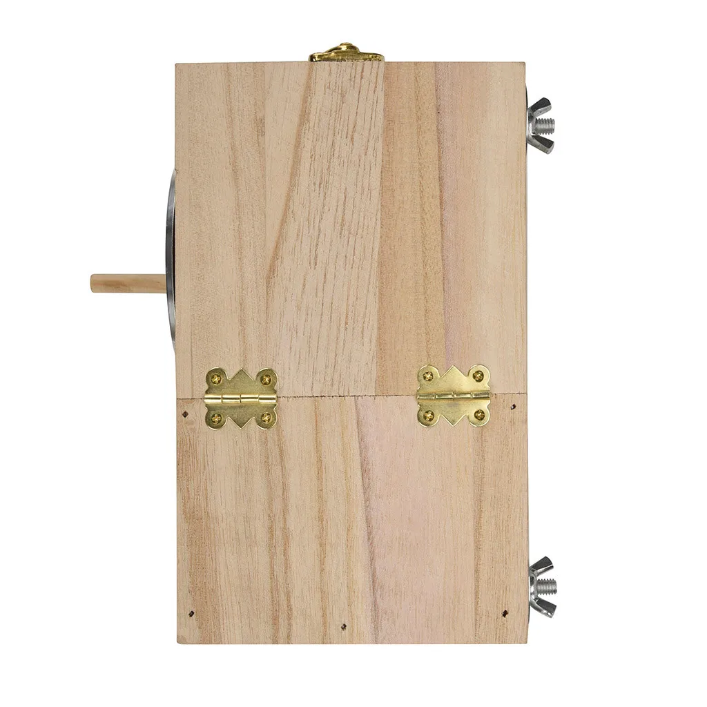 

Wall Mounting Birdhouse Wood Box Nest Parrot Birds Breeding House Perching Shelter for budgie parakeet