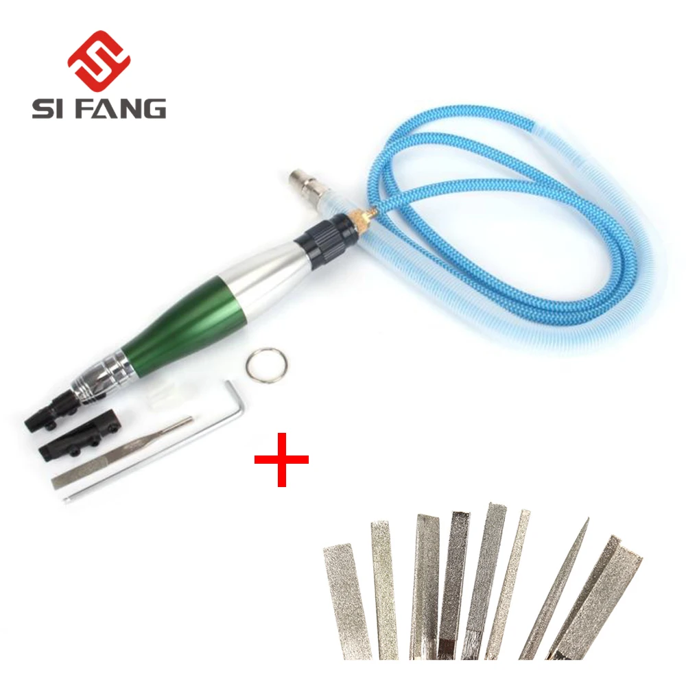 

SI FANG Ultrasonic Pneumatic Air Micro Reciprocating Oscillating File Grinder Pneumatic Air Pencil Die for Mould Polishing