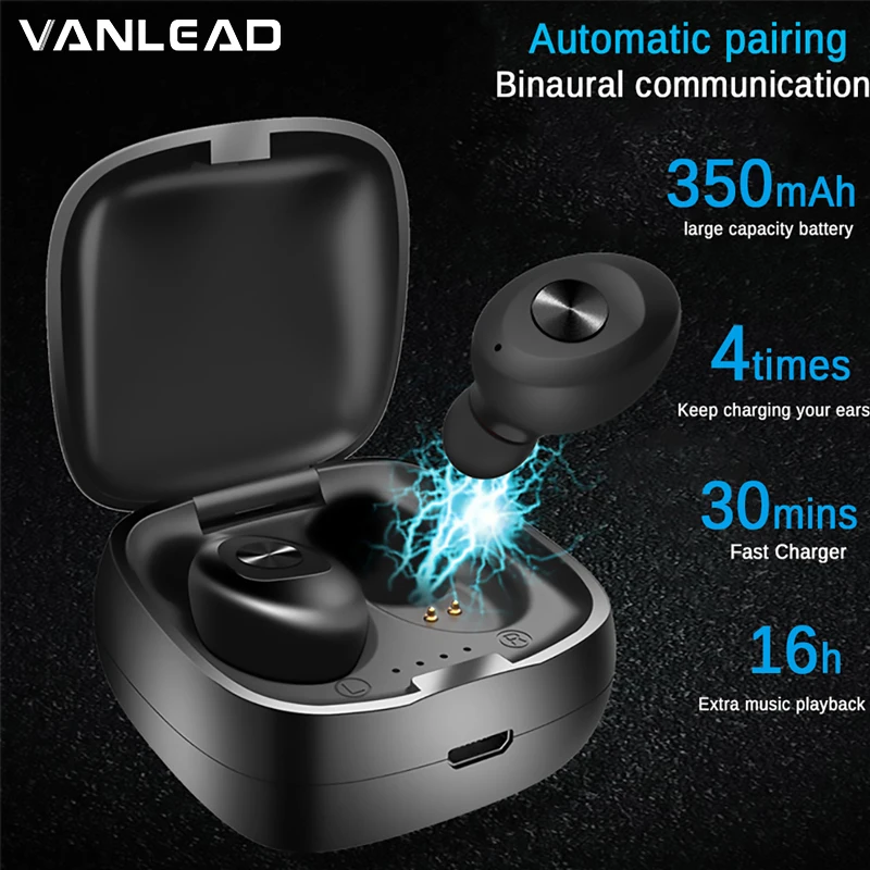 TWS Bluetooth 5 0 наушники стерео беспроводной наушник HIFI Звук спортивные громкой связи