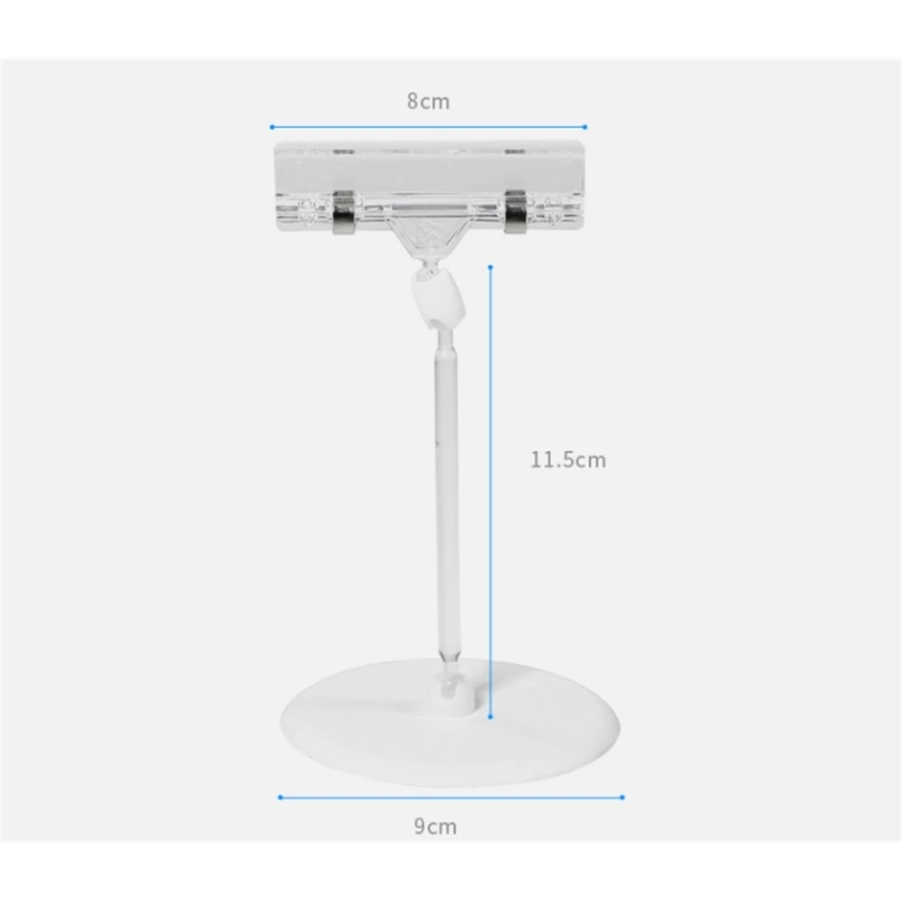 

Plastic Pop Display Clips Sign Paper Card Price Label Holder Clear Advertising Signage