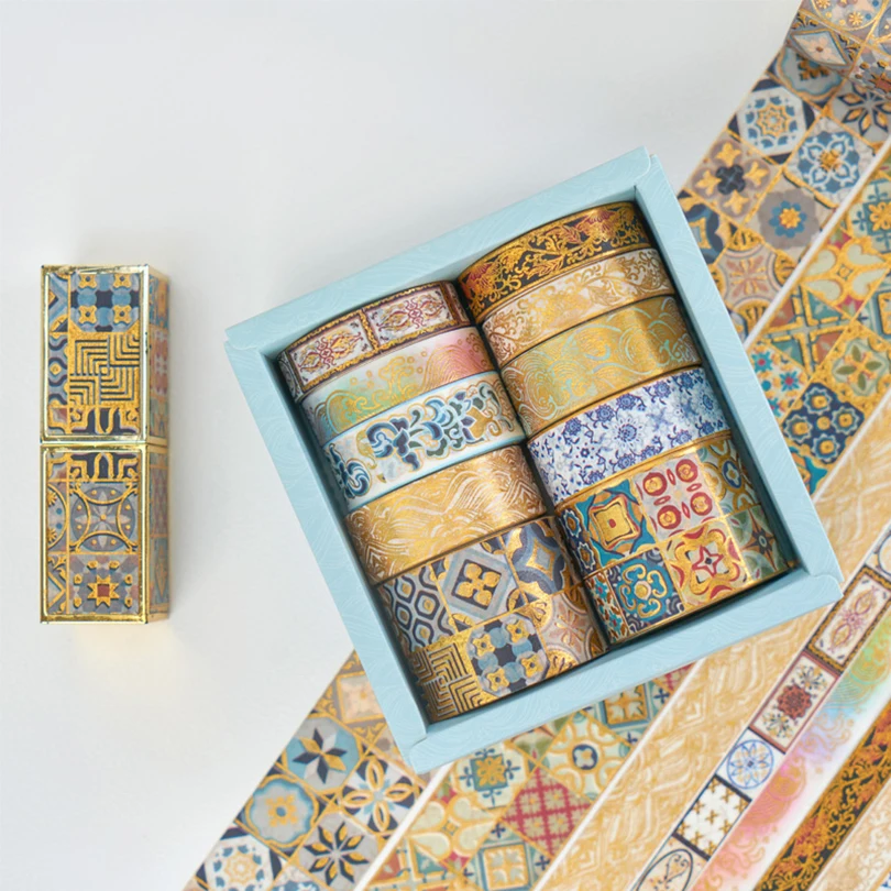 Декоративные ленты канцелярские принадлежности 10 шт. Маскировочная лента