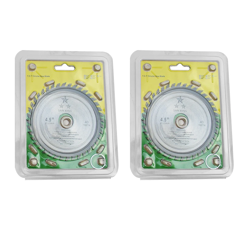 

4.5/115mm 40T Carbide Circular Saw Blade Disc Rotary Cutter Wood Cutting Set