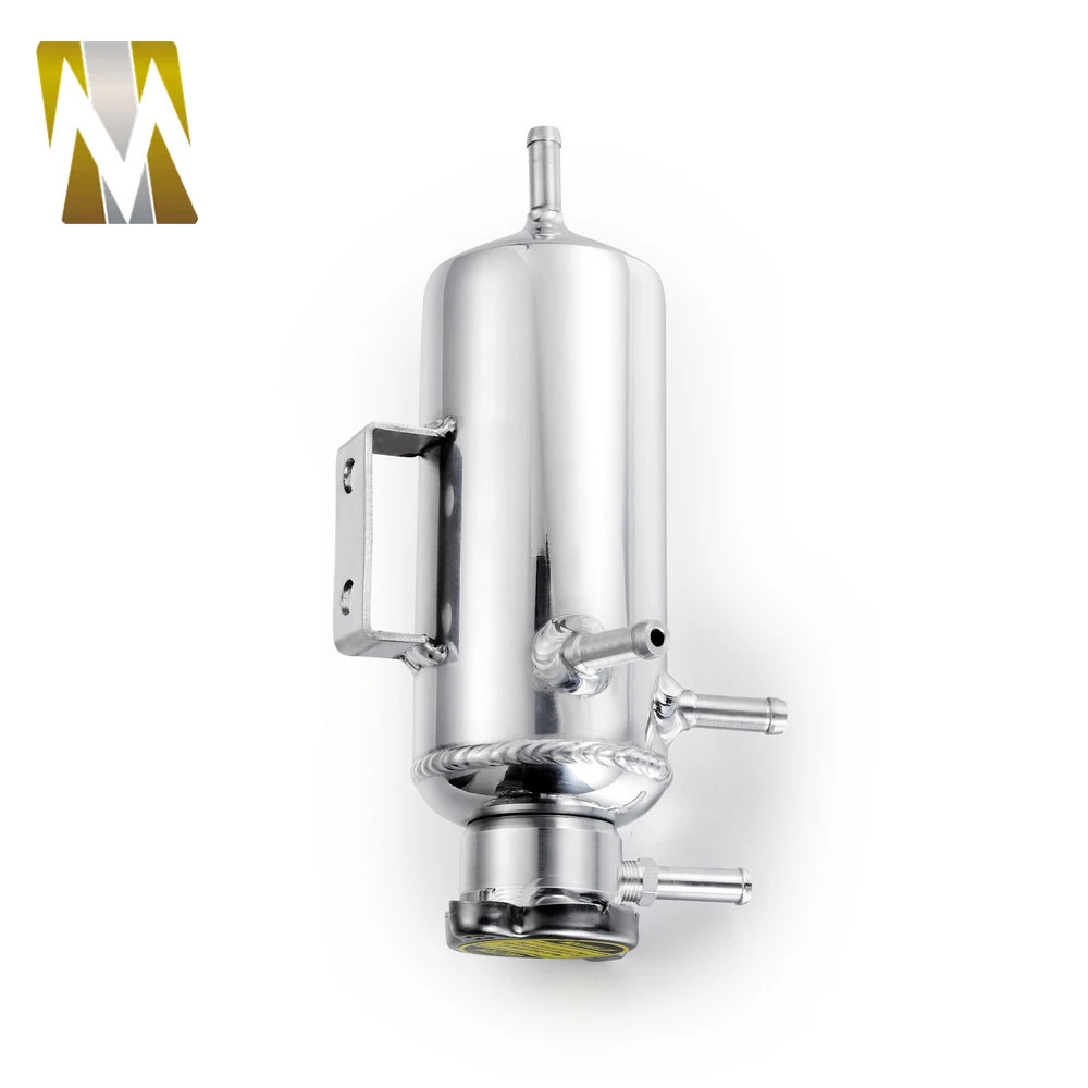 Новый универсальный алюминиевый автомобильный резервуар серебристый масляный