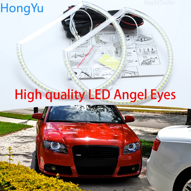 Супер яркие белые дневные ходовые огни 2005 SMD для Audi A4 S4 RS4 2006 2007 2008 2009 3528|Аксессуары