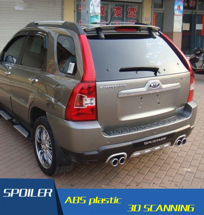 Спойлер для Kia Sportage высококачественный спойлер из АБС материала заднего крыла