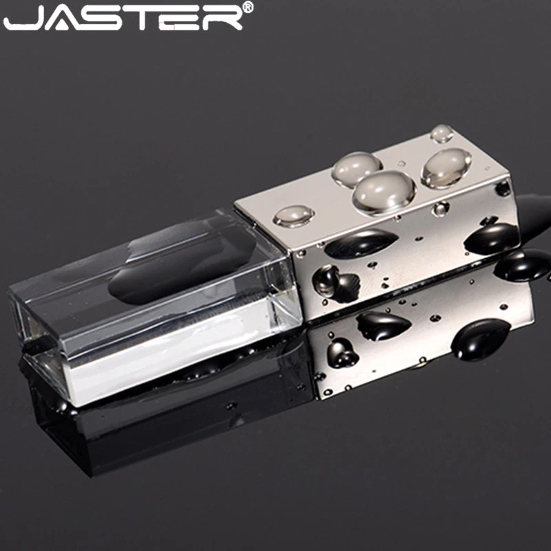 Прозрачная Флешка JASTER usb 2 0 с логотипом на заказ 4 ГБ 8 16 32 64 ГБ|USB флэш-накопители| |