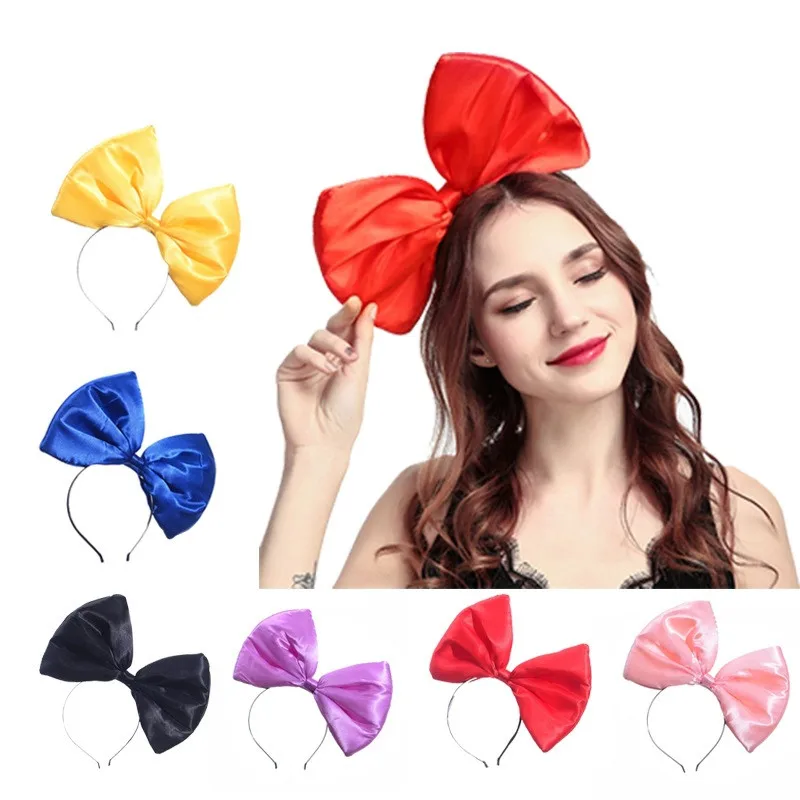 

Women Girls Cute Big Bowknot Bow Hair Band Headband Fashion Headwear Hair Accessories For Women Girls Hairbands