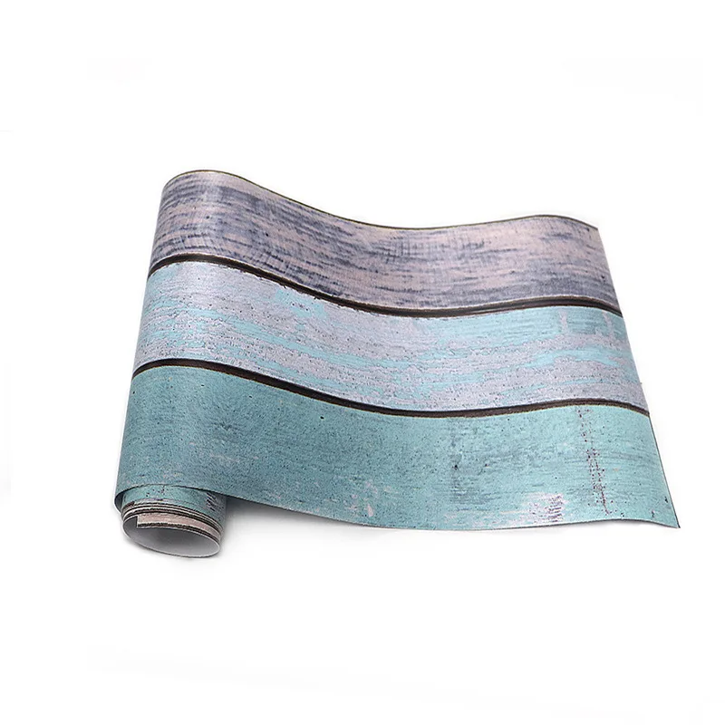 

Имитация древесного зерна домашние самоклеящиеся обои Diy ретро 3d Виниловые водонепроницаемые напольные настенные наклейки Papel De Pared Cocina Tapet