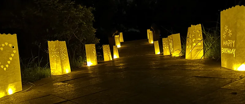 30 шт./лот Сердце держатель для чайной свечи Luminaria бумажный Свеча-фонарь сумка для рождественской вечеринки наружное свадебное оформление