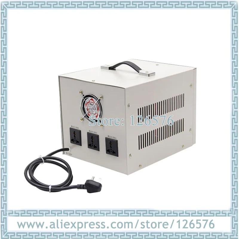 Входной сигнал AC220V фаза переменного тока регулятор напряжения STG-3000W 3000VA мощности