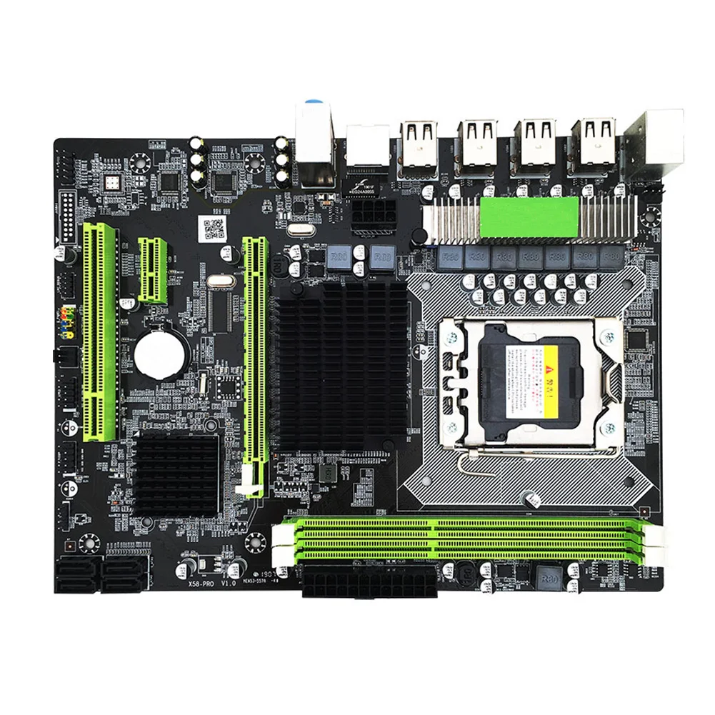 Новейшая Intel X58 Pro Socket X58 LGA 1366 материнская плата 32 Гб REG ECC Серверная память 1600 1333 1066 LGA1366 процессор Xeon RX
