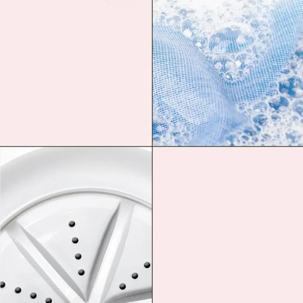 

Ultrasonic Turbo Automatic Electric Roller Mini Washing Machine Quick Clean Washing Tool for Outdoor Travel