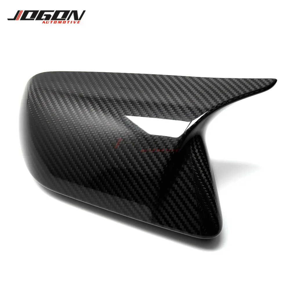 Car Side Rearview Mirror Cover For Ford Mustang 2015-2018 US Version With Turn Signal Dry Carbon Fiber | Автомобили и мотоциклы