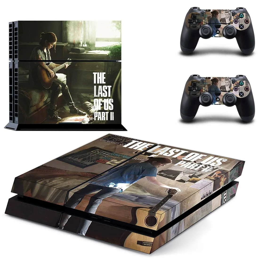 

Последняя наклейка из us PS4 для консоли Playstation 4 и 2 контроллера, наклейка виниловая Защитная Skins, стиль 1