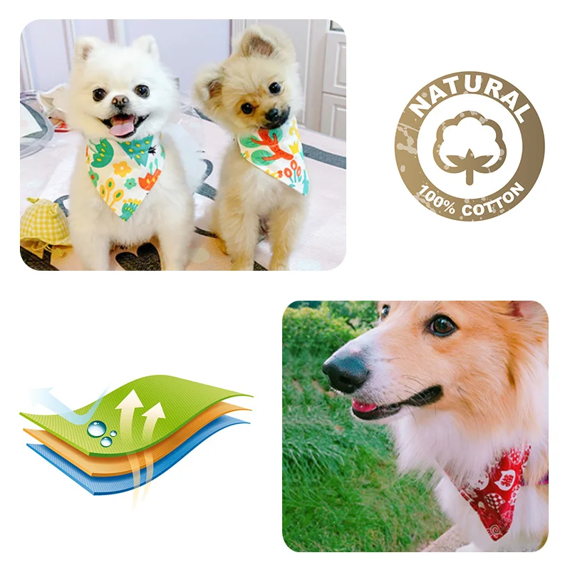 Нагрудники собака для маленьких собак регулируемый ошейник галстук кошачий шарф