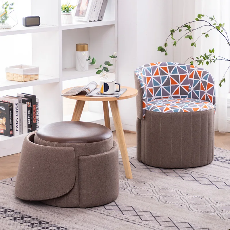 

Скандинавский маленький сетчатый диван для спальни, красное кресло для маленькой квартиры, одинарный диван, стул со спинкой, ленивый стул д...