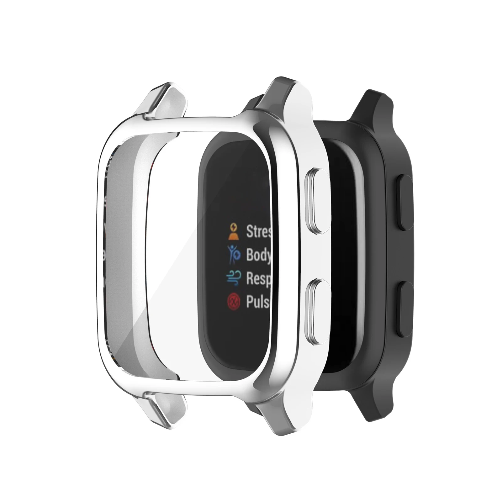 

New Protection Case For Garmin Venu SQ Smart Watch Plating TPU Soft Cover Full Screen Protector Shell For Garmin Venu Sq Case
