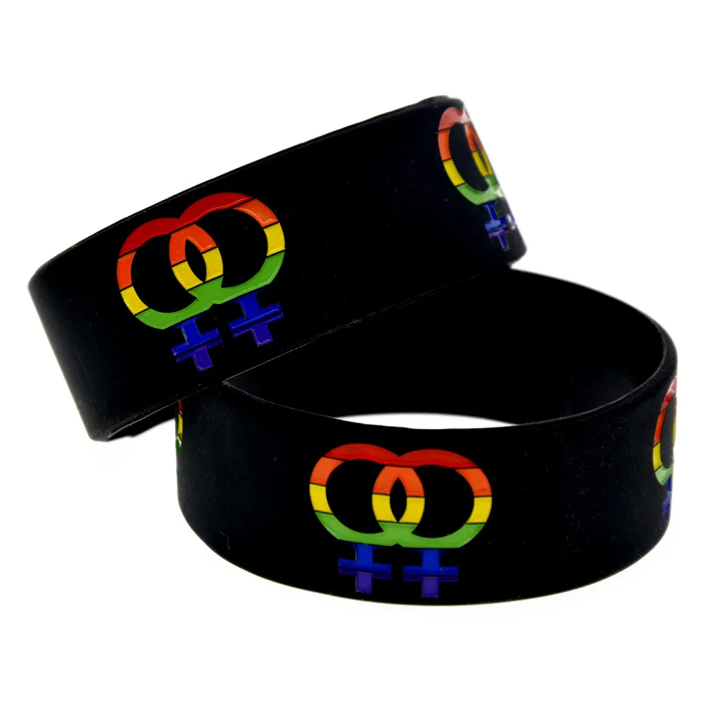 Модный силиконовый браслет для геев гордости женский спортивный мужчин браслеты