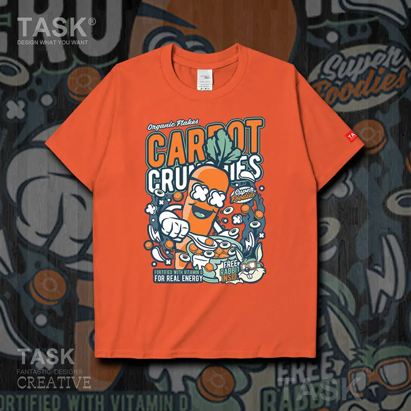 

Illustration Gourd Fashion Print new Tops cotton t shirt mens Streetwear casual summer Harajuku Unisex Short sleeve Solid Tee