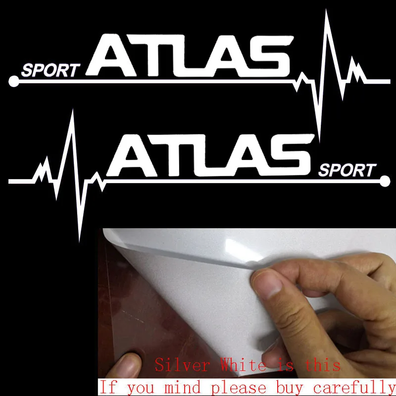 

2 Pcs Vinyl Car Sticker Car Decal Styling For Geely Atlas