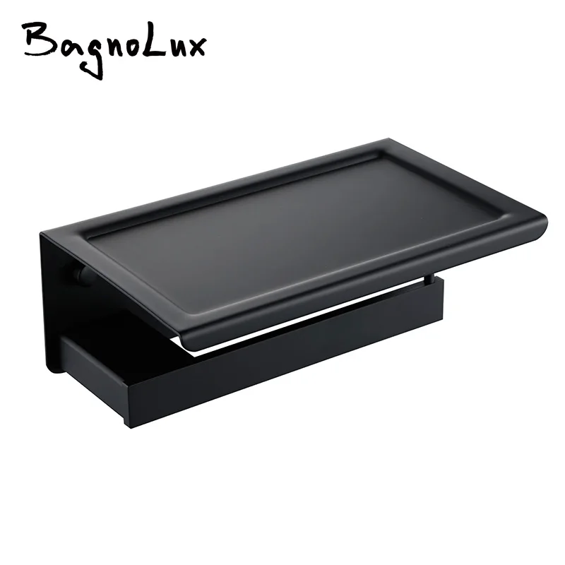 Аксессуары для ванной комнаты SUS304 матовый черный или держатель рулона туалетной