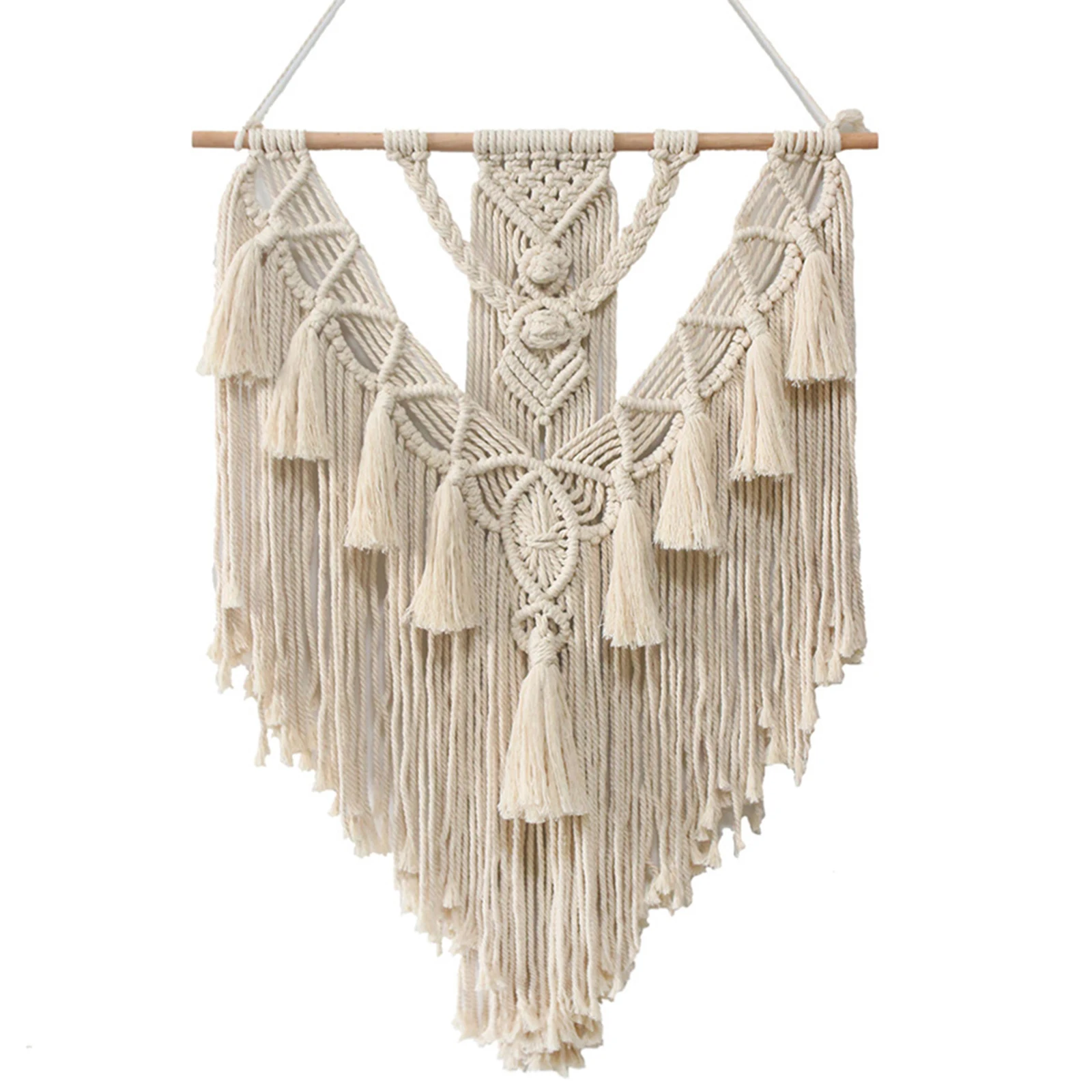 

Boho Macrame Decorative Tapestry Nordic Style Hand Woven Wall Hanging Tapestry Living Room Bedroom Restaurant Home Decor