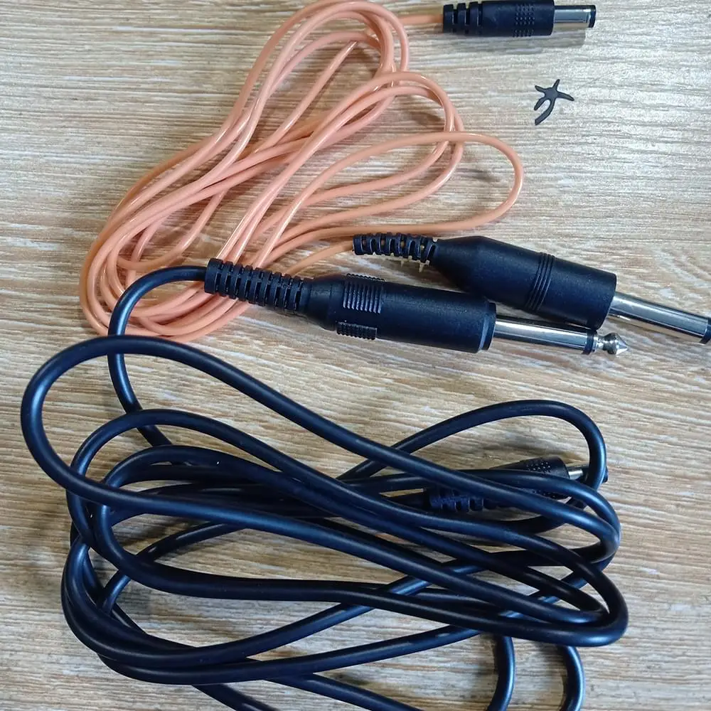 Шнур с зажимом постоянного тока для блока питания татуировки RCA кабель машинки