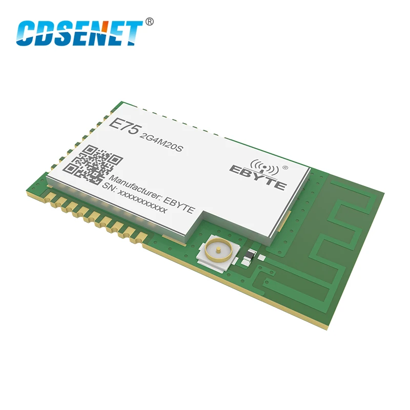 JN5168 Zigbee 2,4 ГГц 100 мВт беспроводной передатчик приемник CDSENET E75-2G4M20S SMD 20dBm PCB IPEX 2,4 ГГц радиочастотный приемопередатчик