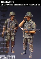 135 scale die cast resin soldier vietnam war 3 people need to assemble and color by yourself free shipping 35965