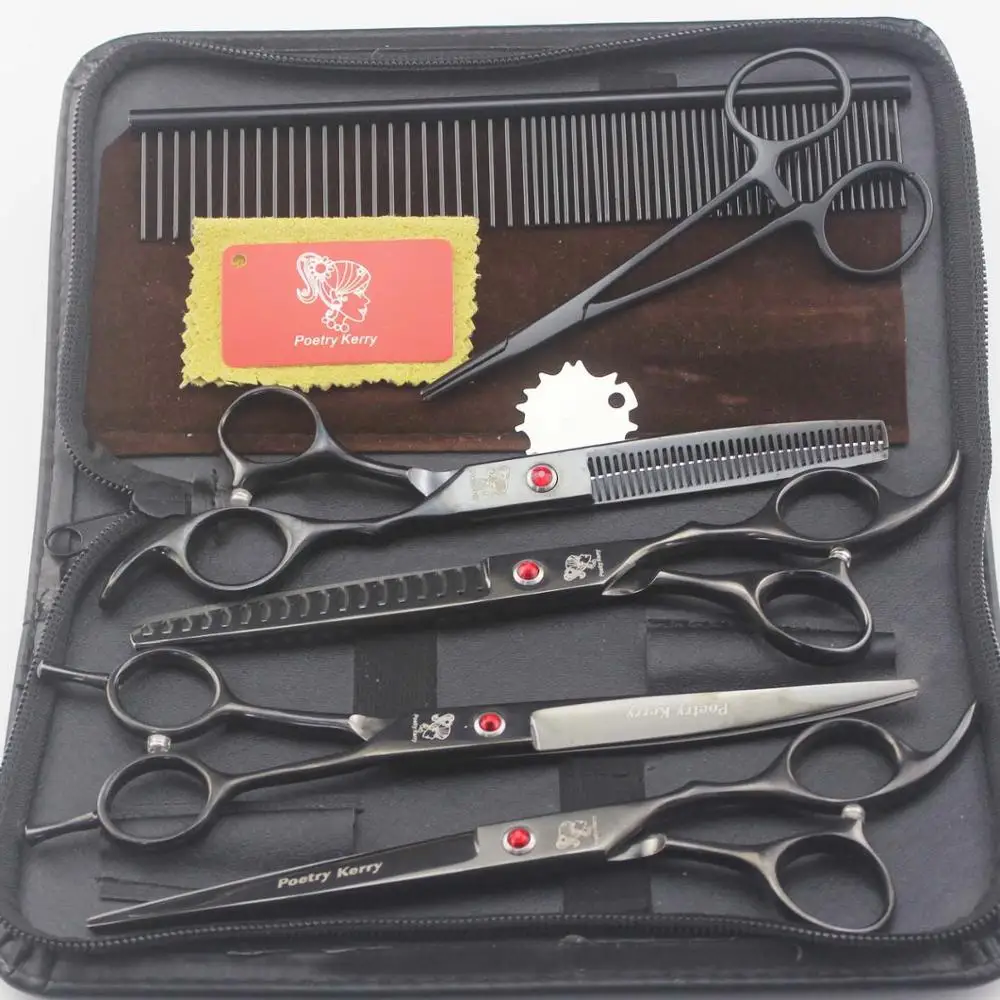 Набор ножниц для груминга домашних животных комплект парикмахерских 7 дюймов