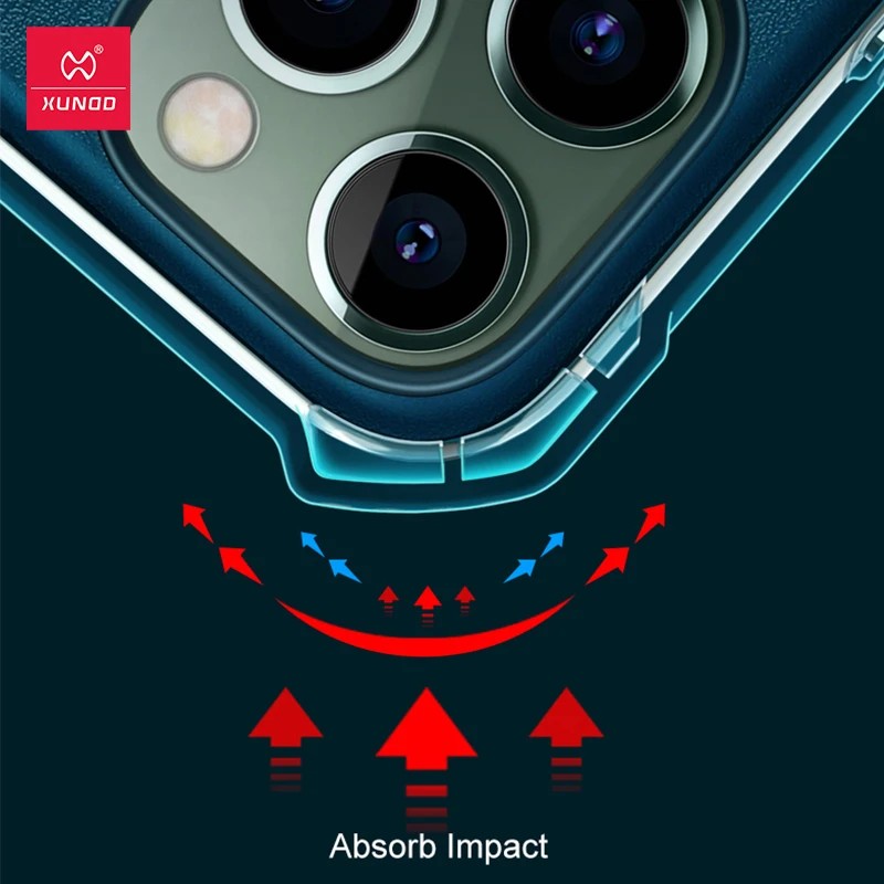 Противоударный чехол для iPhone11 Pro Max из искусственной кожи перчатка Xundd бампер