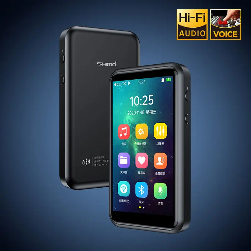 SHMCI C7 HiFi аудио без потерь Bluetooth MP3 музыкальный плеер Встроенный 32 Гб DSD 256