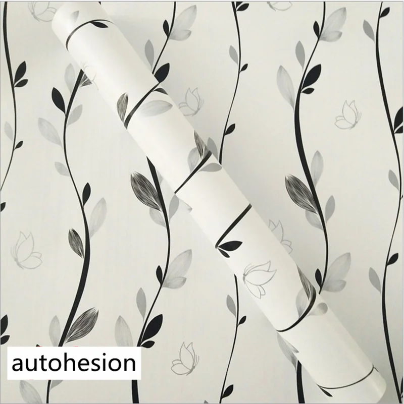 Декоративные самоклеящиеся обои из ПВХ Зеленый тростник Ивовый лист фоновая