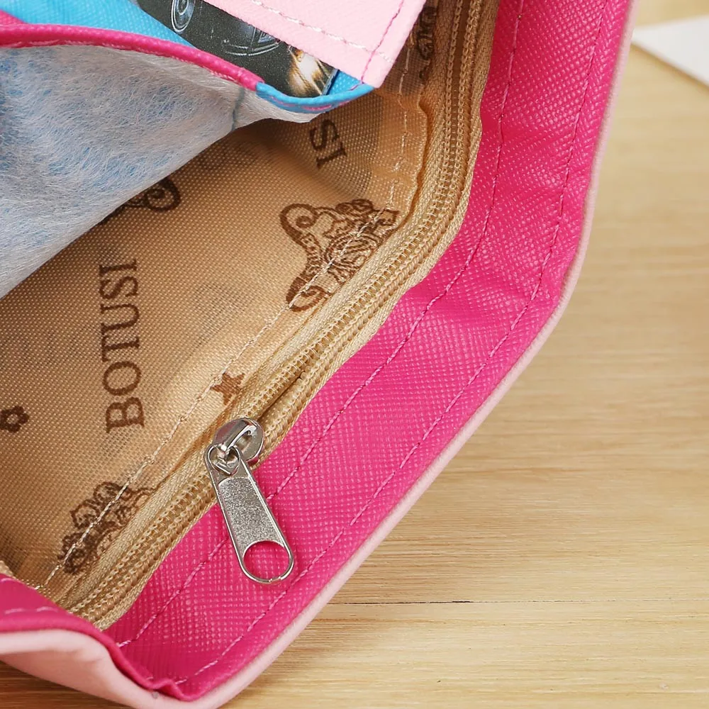 Женский простой ретро короткий кошелек с застежкой для монет женские кошельки