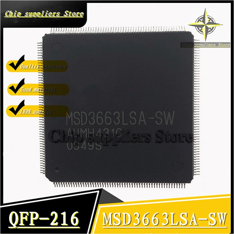 2 шт. // MSD3663LSA-SW MSD3663LSA QFN-216 LCD chip Nwe Fine material 100% quality | Электронные компоненты и
