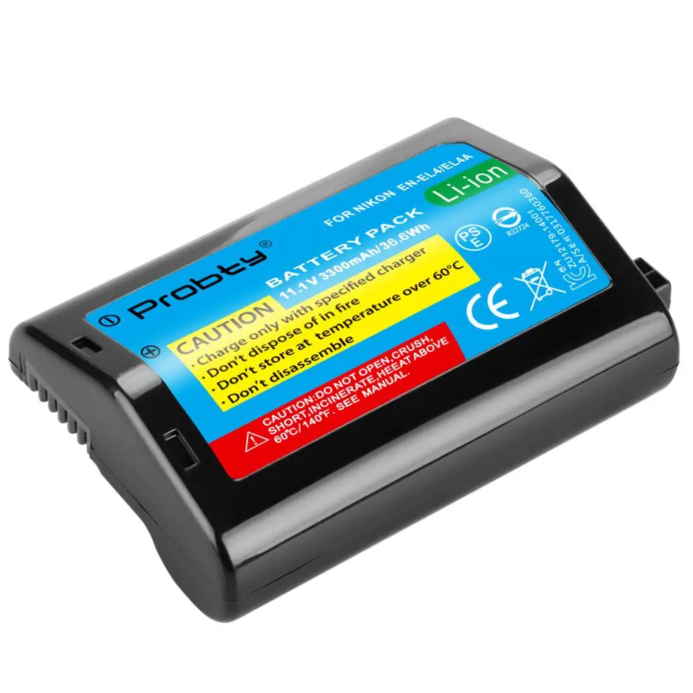 1 шт. 3300 мАч EN-EL4 EN EL4 EN-EL4a ENEL4a Аккумулятор для камеры Bateria Akku для Nikon D2H D2Hs D2X D2Xs D3 D3S F6 MH-21.