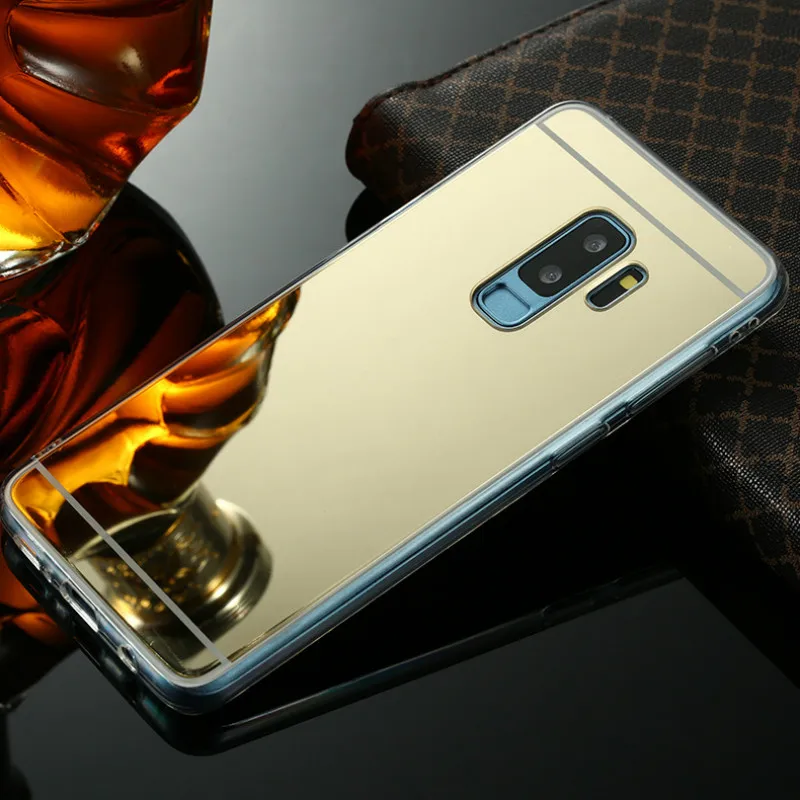 Зеркальный чехол для телефона samsung Galaxy A6 A8 A7 Plus 2018 S8 S9 S10 Lite Pro Note10 J7 Duo J5 J2 Prime TPU