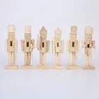 6 шт., деревянные игрушки-гайковёры, без рисунка