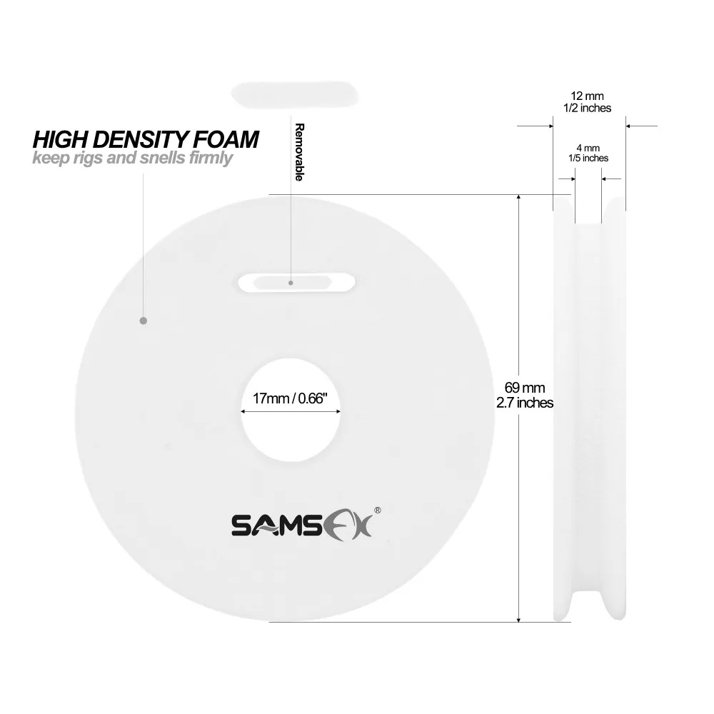 SAMSFX большой Карп рыболовные снасти моталки шкивы нитевая линия лидер обмотки пены катушки плиты диаметр 7 см 10 шт