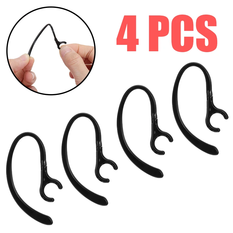

4pcs 8mm Earphone Transparent Soft Silicone Earhook Loop Clip Headset Ear Hook Replacement Headphone Accessories