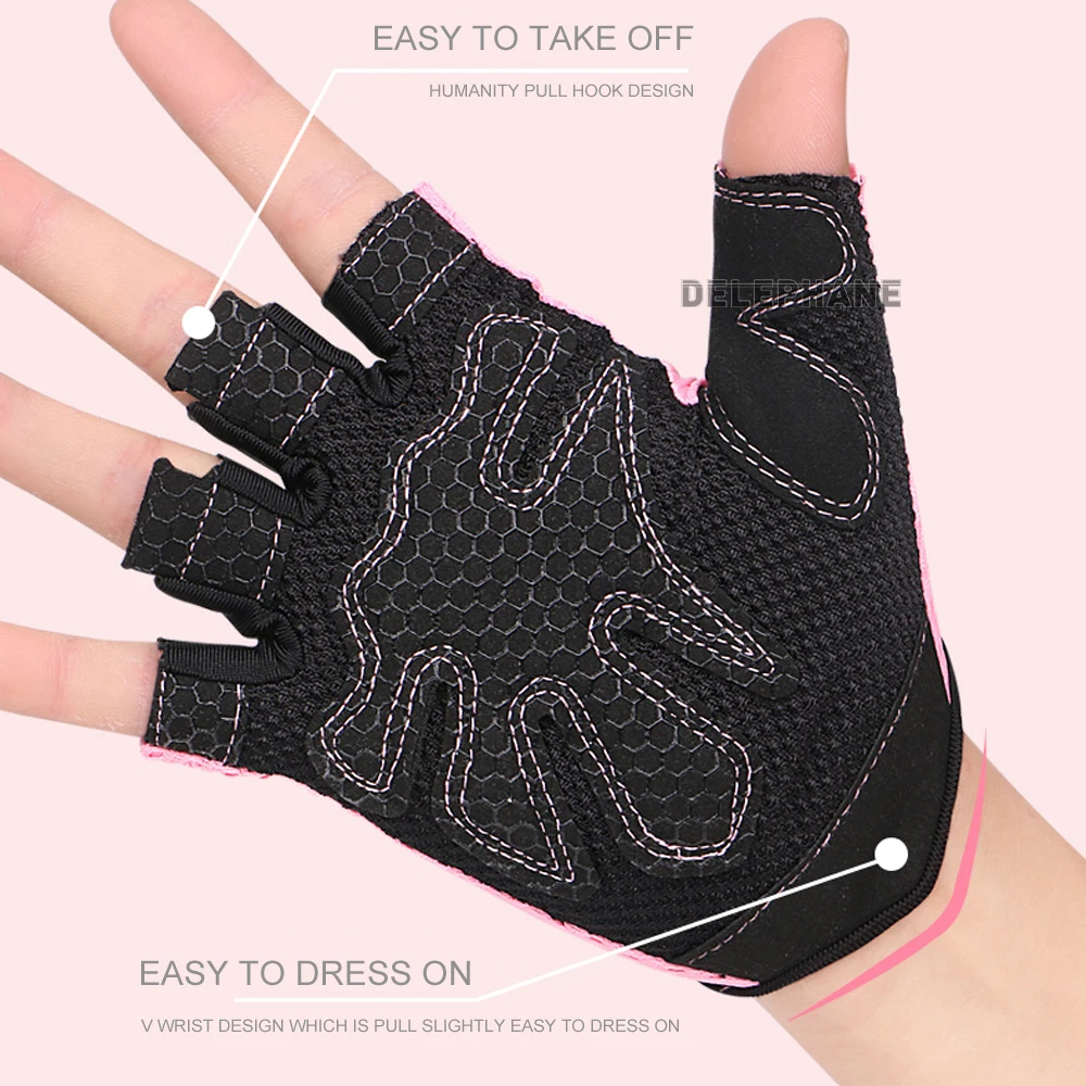 Дышащие сетчатые тонкие перчатки для спортзала фитнеса без пальцев спортивные