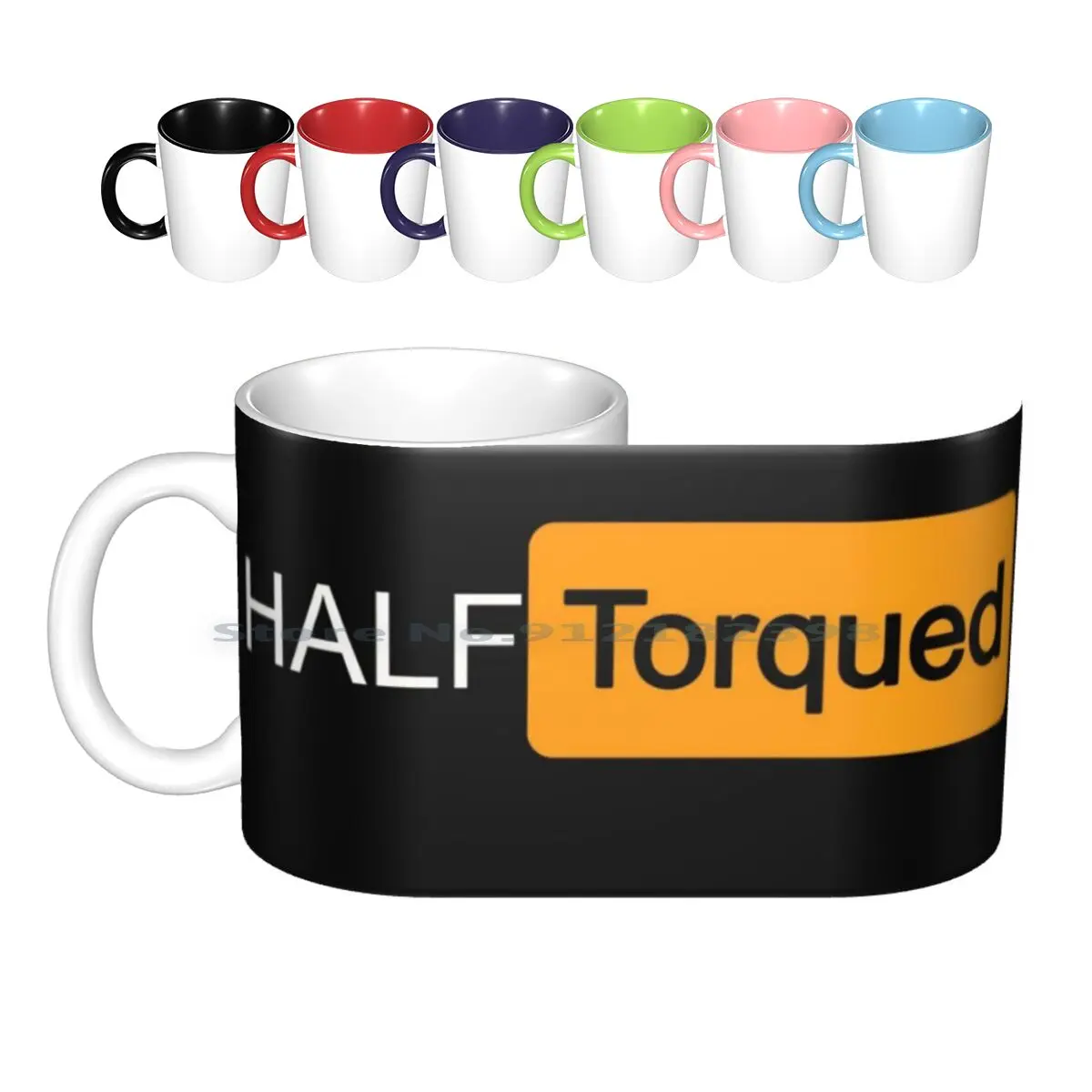 

Керамические кружки с новым логотипом, кофейные чашки, чашка для молока и чая, кружка с полуторчатой креативной трендовой винтажной подароч...