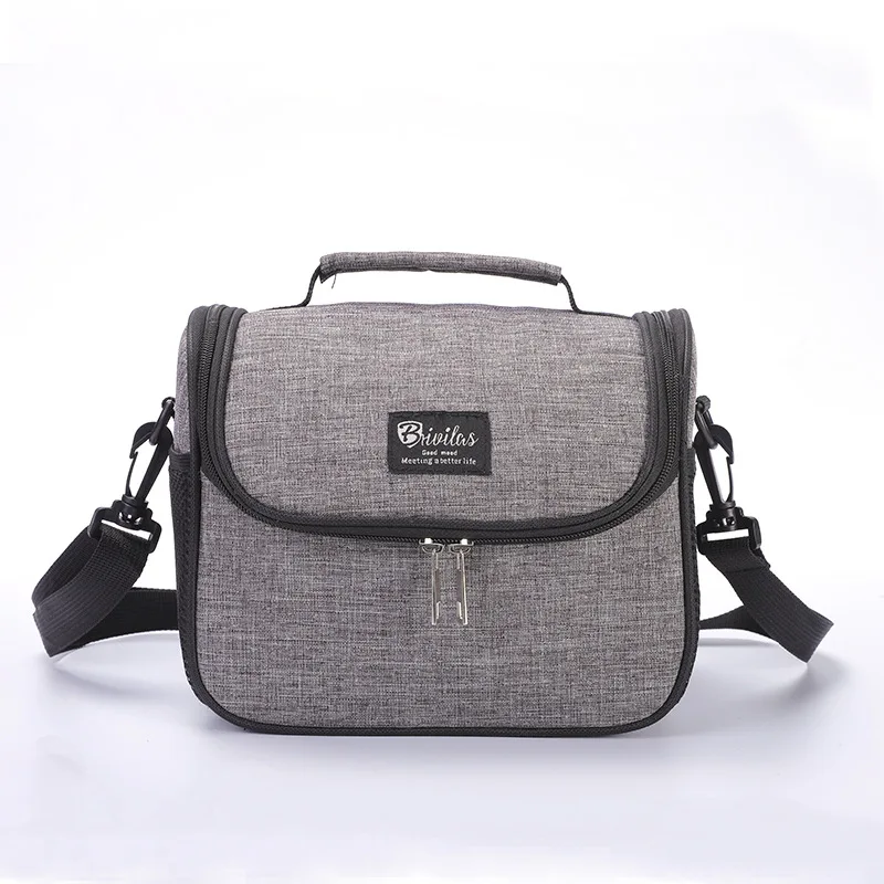 PACGOTH ткань Оксфорд цветная сумка для обеда женская мужская термо офисная