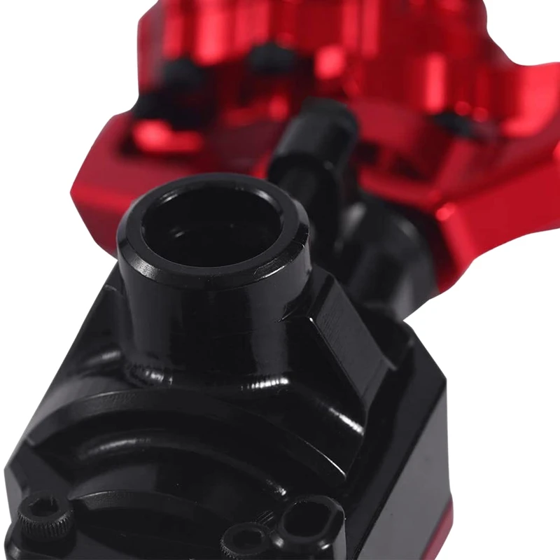 

Front and Rear Axle Shells, for Traxxas TRX4 -Red & Metal Central Transmission Gearbox with Gear Box Mount Holder