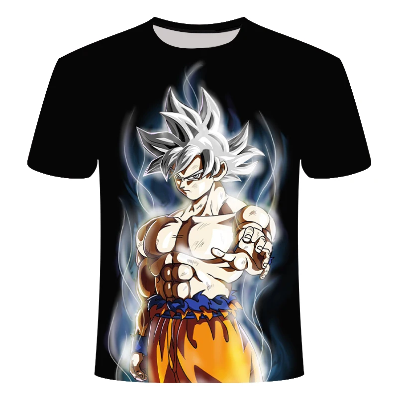 Мужская футболка с 3d принтом Dragon Ball DBZ Bulma Super Saiyan Vegeta японским аниме лето