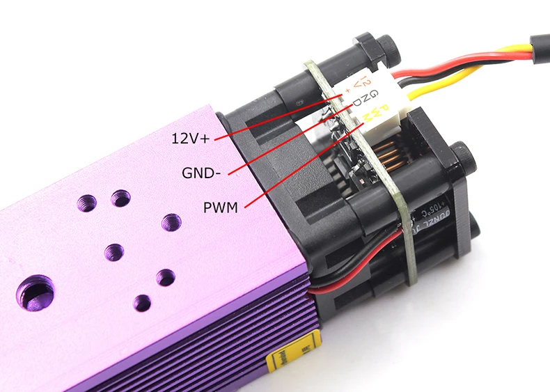 Oxлазеры 520nm 1W зеленый лазерный модуль 12V фокус DIY лазерной головки 1000 мВт диодный лазер для сцены лазерный птица репеллент