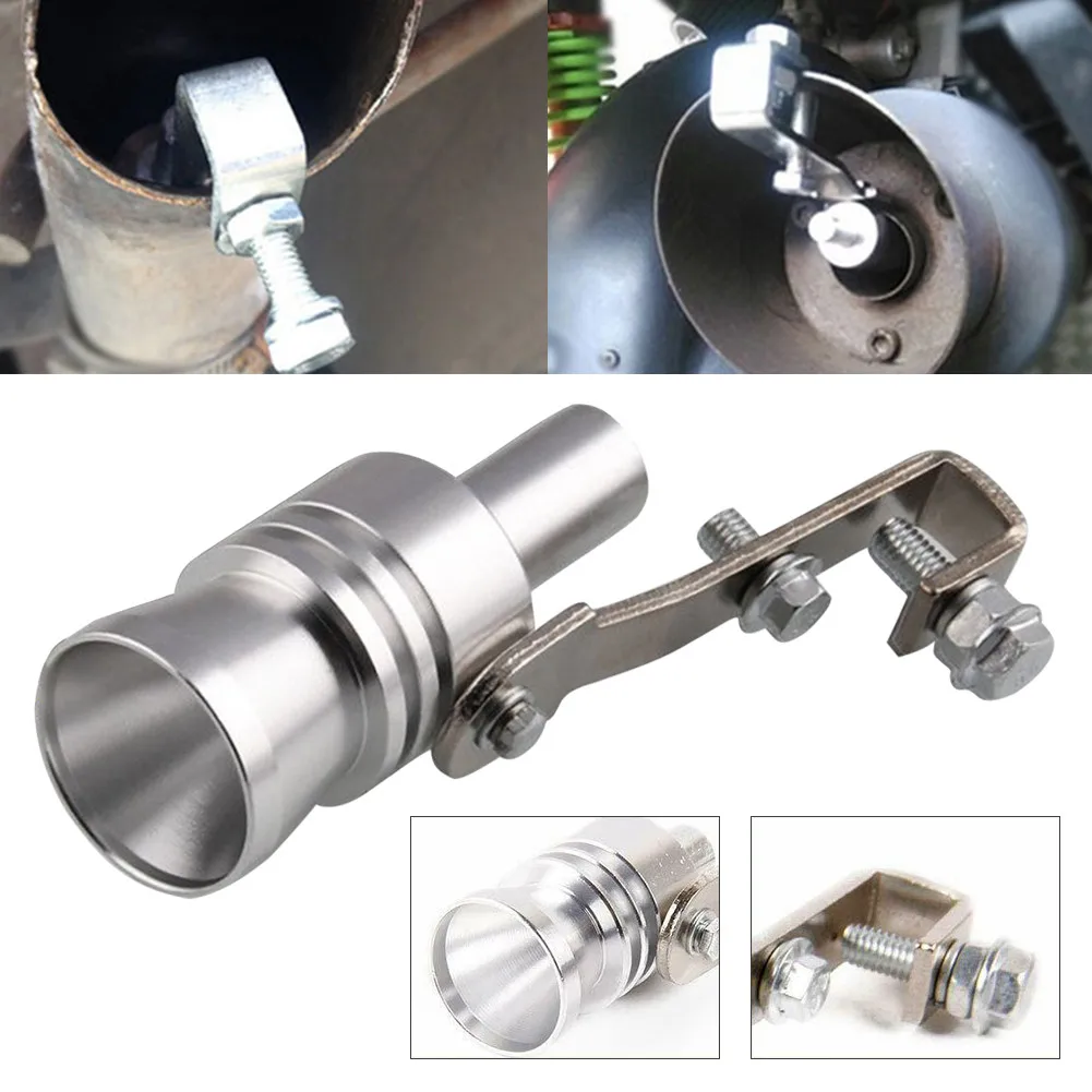 

1pc Mufflers Blow Off Valve Noise Turbo Sound Whistle Simulator Muffler Tip Accessorie Exhaust Systems Auto Replacement Parts